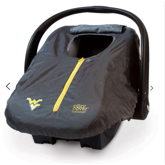 West Virginia Mountaineers NCAA Cozy Cover Combo Pack Sun/Bug & Lightweight Baby - Picture 4 of 5